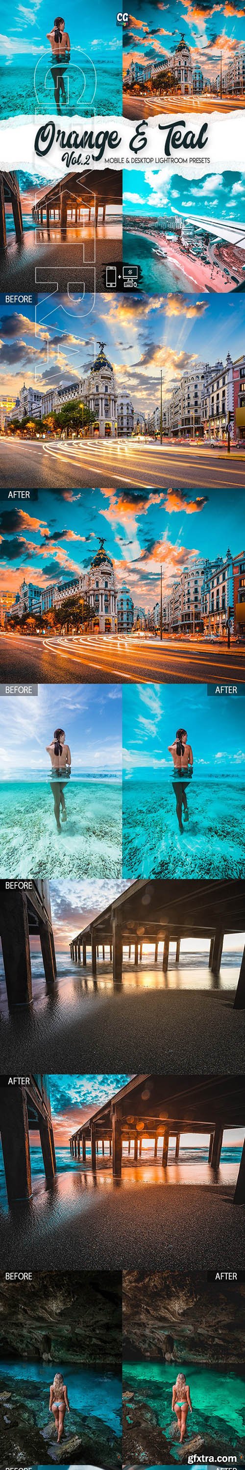 GraphicRiver - Orange & Teal Vol. 2 - 15 Premium Lightroom Presets 25657093