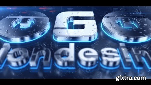 Videohive Rain 3D Logo 22883707