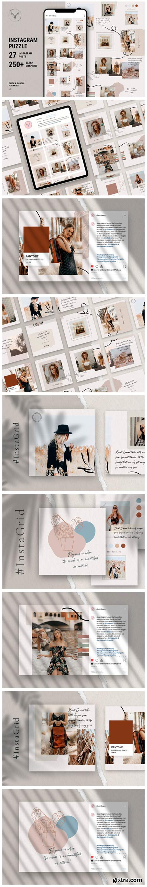 10 Instagram Puzzle Template 2759571