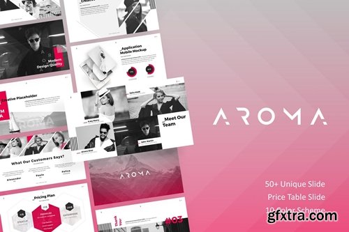 AROMA - Modern Business Presentation Template