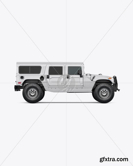 Off-Road SUV Mockup - Side View 55232