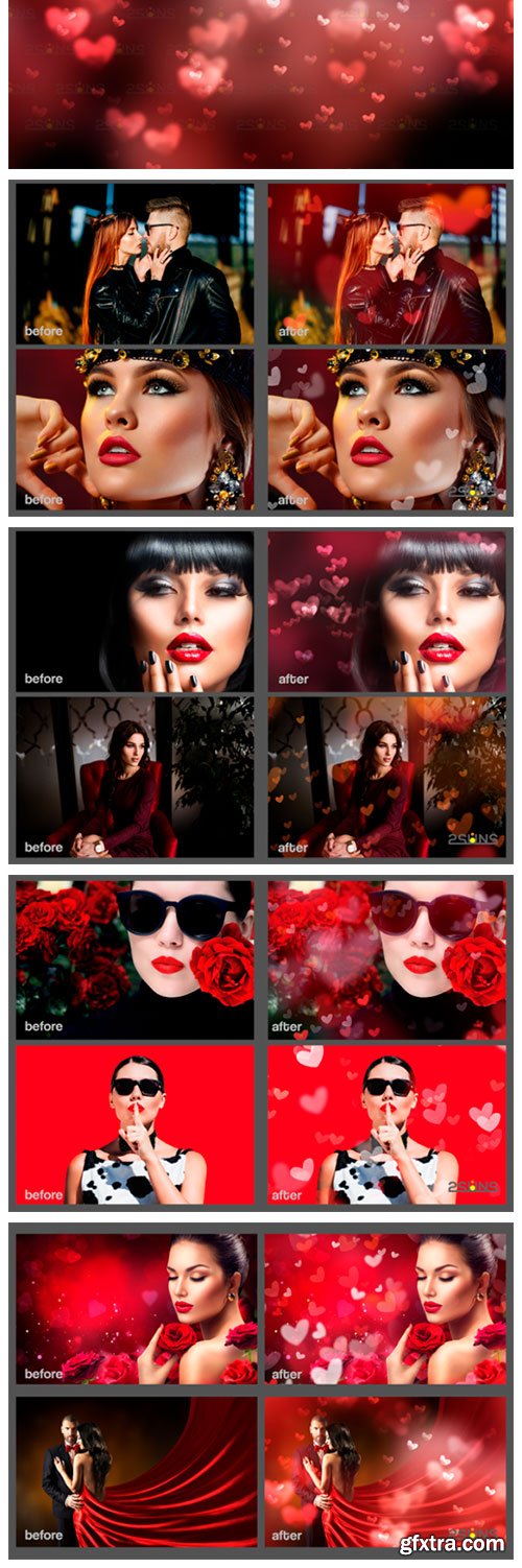 Photoshop Overlays Valentines Bokeh 2764833