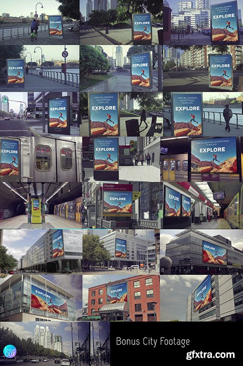 Videohive Billboards City Mockup Pack 23726584