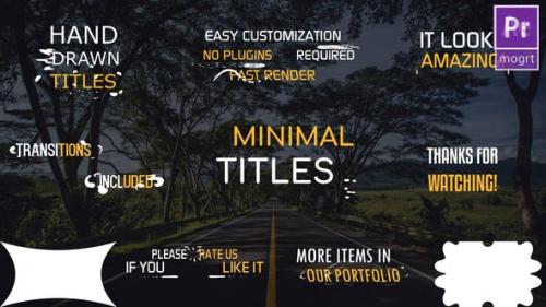 Videohive - Minimal Titles | Premiere Pro MOGRT