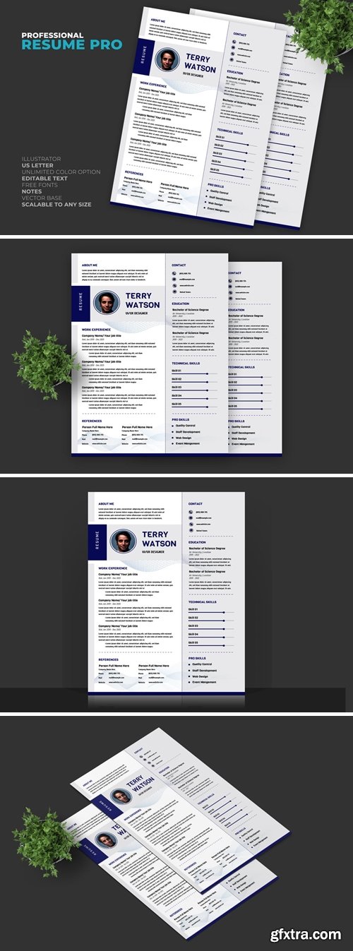 Resume / CV Template Pro