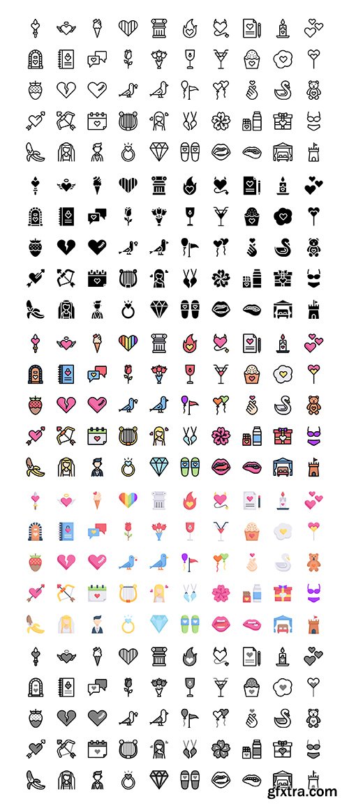 Love and Valentine's Day Icons