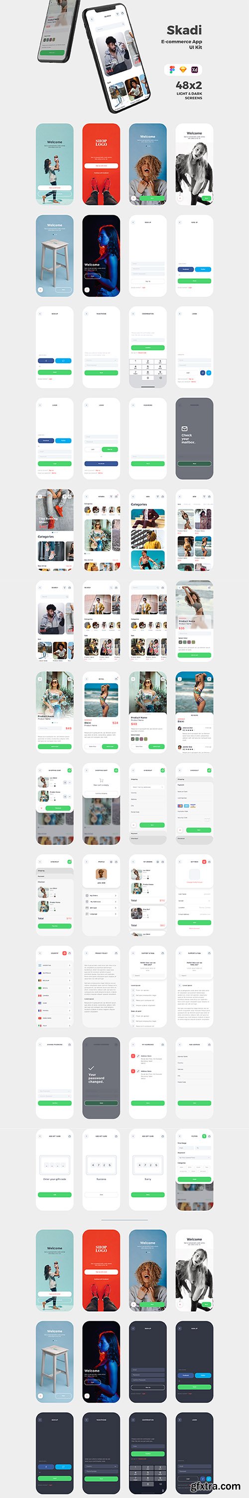 Skadi E-Commerce App UI Kit