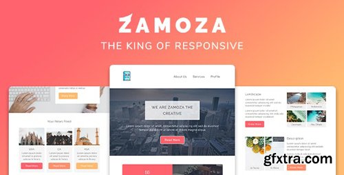 ThemeForest - Zamoza v1.0.0 - Responsive Multipurpose Email Template (Update: 6 February 20) - 25633753