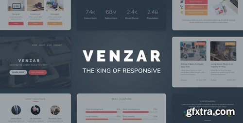 ThemeForest - Venzar v1.0.0 - Responsive Clean Email Template (Update: 6 February 20) - 25644098