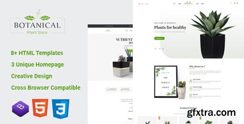 ThemeForest - Botanical v1.0 - HTML5 Ecommerce Template (Update: 9 December 19) - 24961852