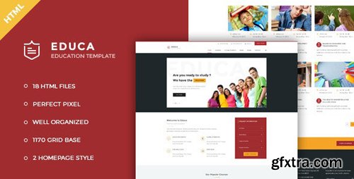 ThemeForest - Educa v1.0 - Education & Courses HTML Template - 13472354