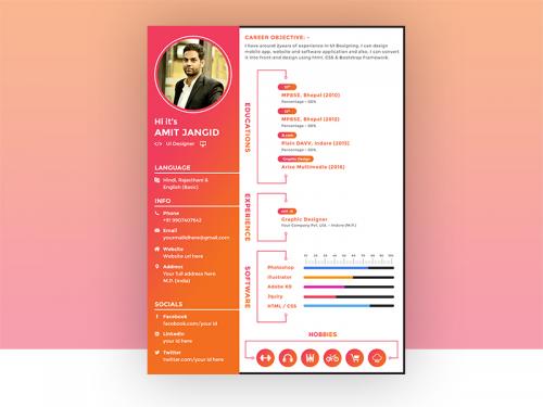 UI Design Resume Template - ui-design-resume-template