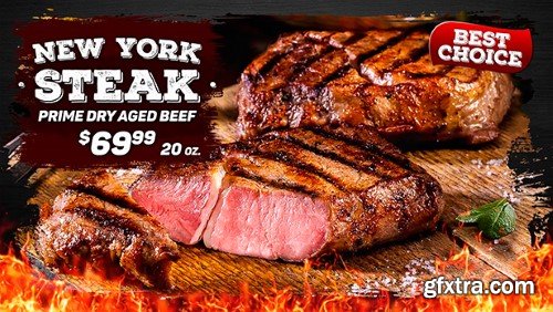 Videohive Steak & Burger - Restaurant Promo 20995392