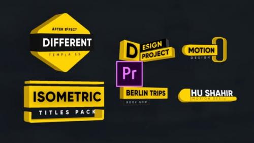 Videohive - Modern Isometric Titles