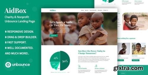 ThemeForest - Aidbox v1.0 - Charity & Nonprofit Unbounce Landing Page - 25656390