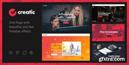 ThemeForest - Creatic v1.0.0 - One Page Parallax WordPress - 21830752