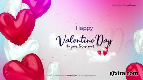 MotionElements Happy Valentine\'s Day Opener 14344402