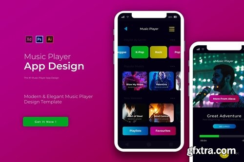 Music Player | App Design Template