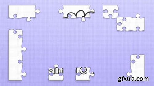 MotionElements Simple Puzzle Logo 13249138