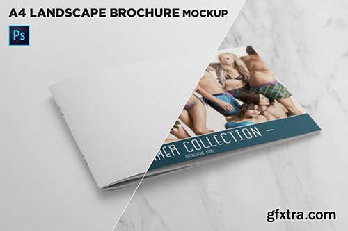 Landscape Brochure Cover Mockup