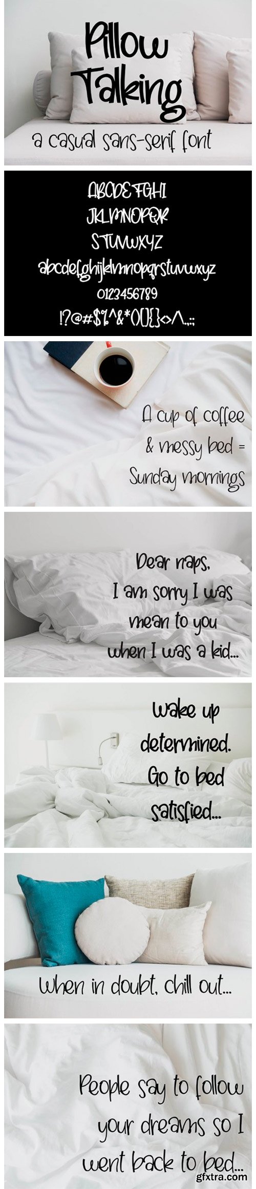 Pillow Talking Font