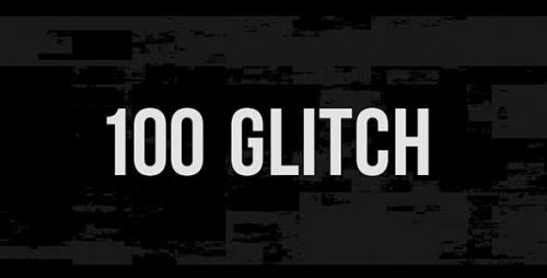 Videohive - 100 Glitch Overlay