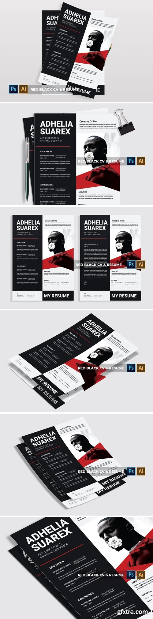 Red Black | CV & Resume