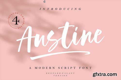 Austine - A Modern Script Font MS