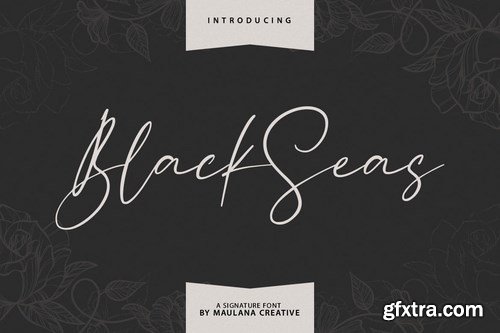 Blackseas Signature Font