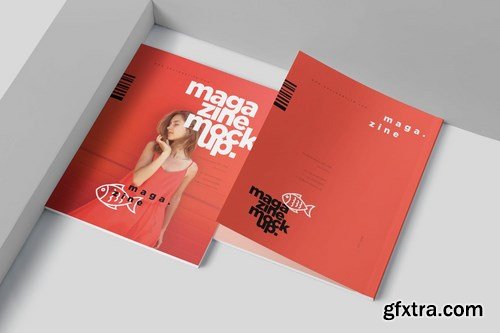 US Letter Magazine Page Mockups