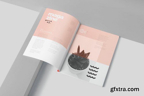 US Letter Magazine Page Mockups