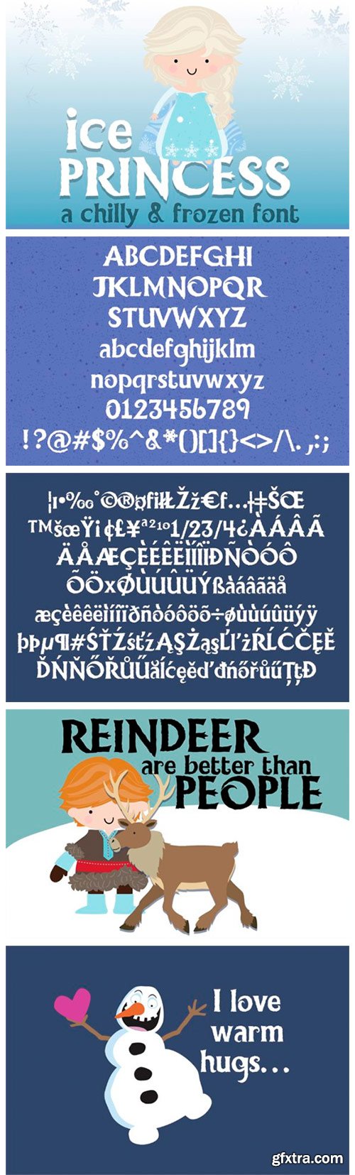 Ice Princess Duo Font