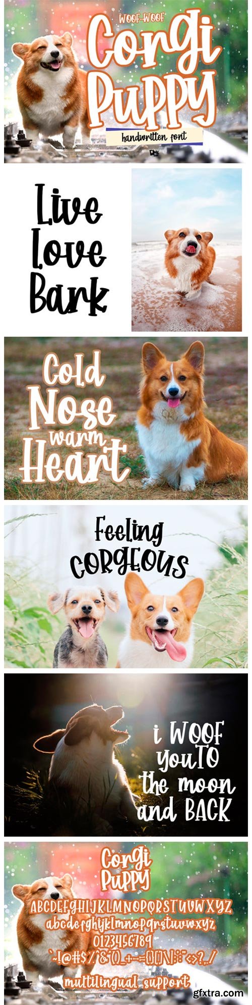 Corgy Puppy Font