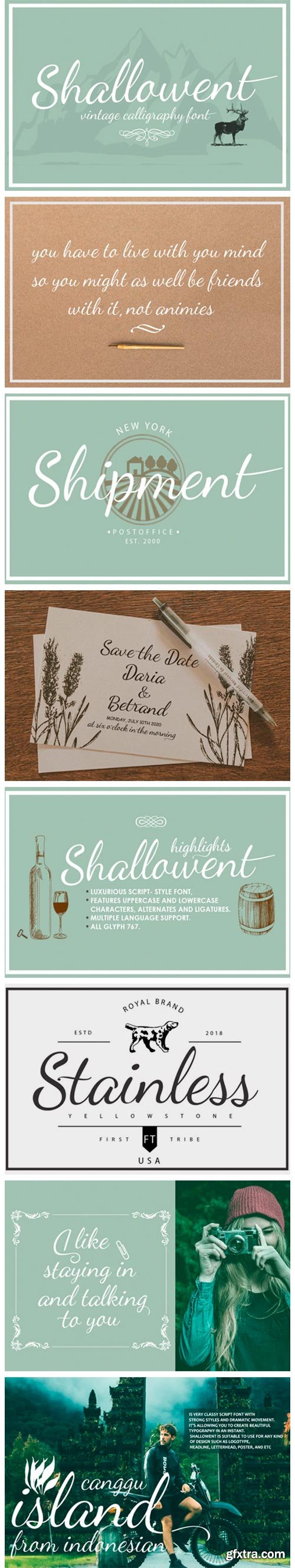 Shallowent Font