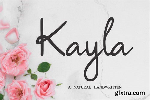 Kayla - Natural Handwritten Font