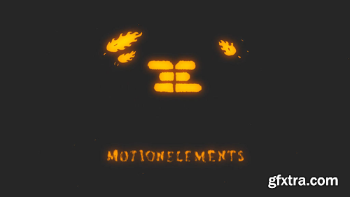 MotionElements Hand Drawn Fireball Logo 12833892