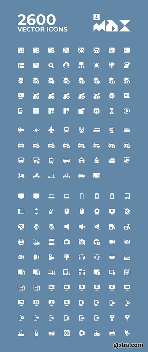 Uicon MAX - 2600 Vector Icons