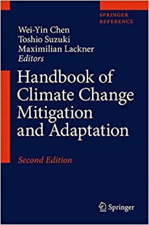 Handbook of Climate Change Mitigation and Adaptation - 3319144081