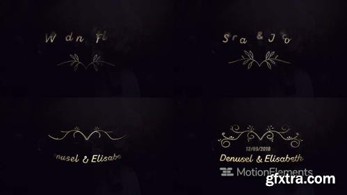 MotionElements Wedding Titles 12595490