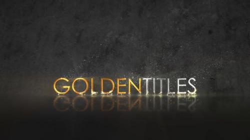 Videohive - Golden Titles