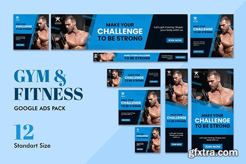 Google Ads Web Banner Gym Fitness 2