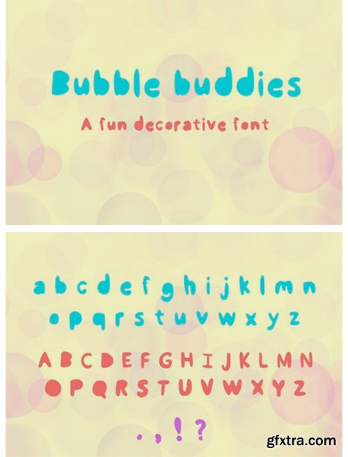 Bubble Buddies Font