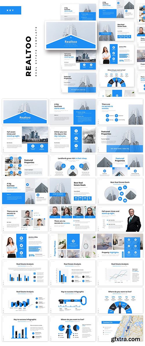 Realtoo Real Estate Keynote Template