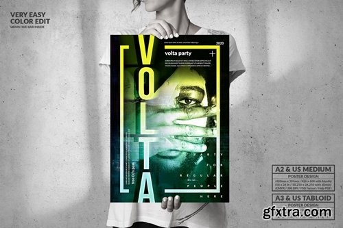 Volta Party - Big Music Poster Design