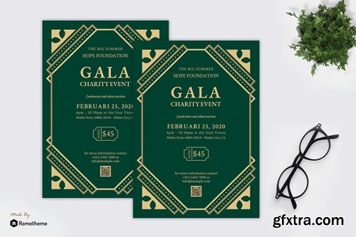 Gala Charity Event - Great Gatsby Party Flyer RB