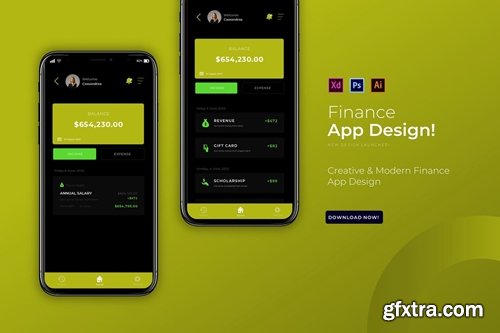 Finance | App Design Template