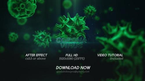 Videohive - Corona Virus Titles l Virus Opener l Medical Template l Healthcare Presentation