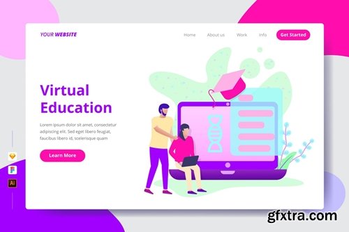 Virtual Education - Landing Page