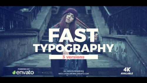 Videohive - Fast Typography