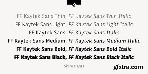 FF Kaytek Complate Font Family